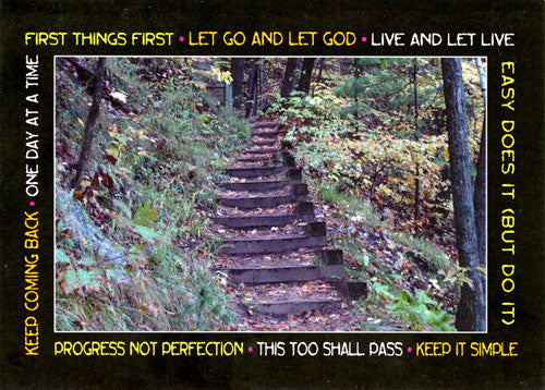 Nine Slogan Greeting Card