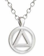 AA Gold or Silver Finish Pendant & Necklace