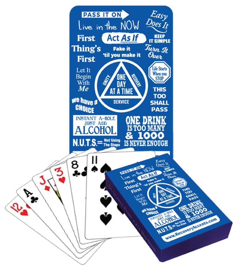 AA & NA Playing Cards & Big Book Cards