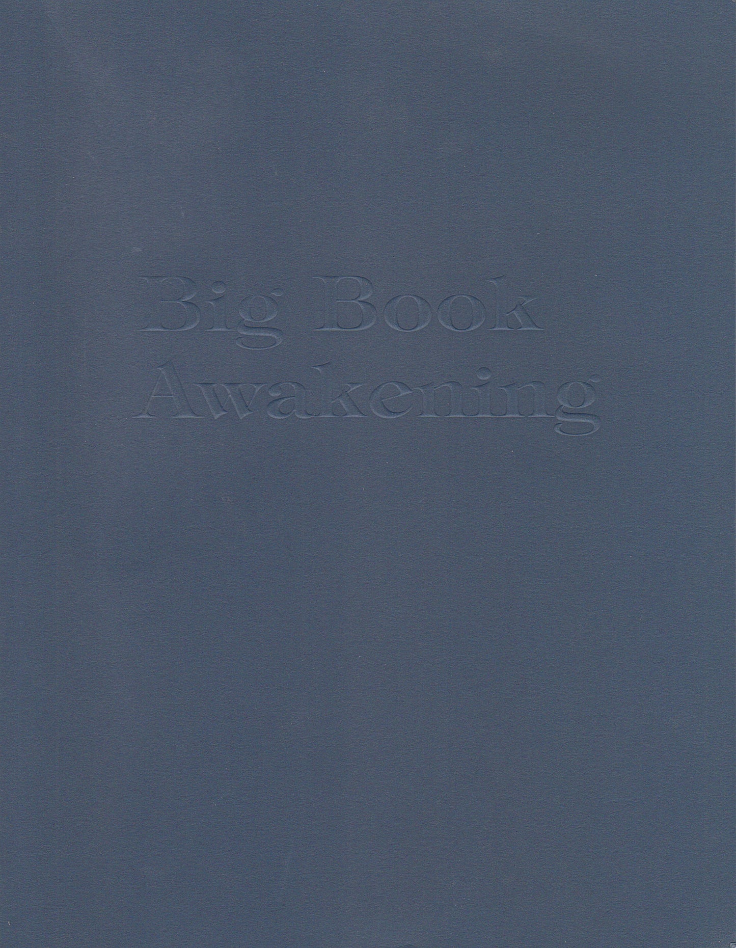 Big Book Awakening (Workbook)