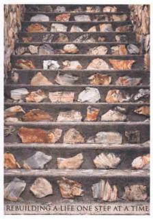 REBUILDING A LIFE ONE STEP AT A TIME