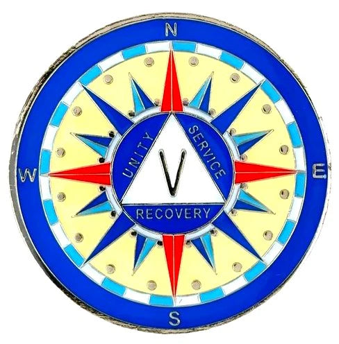 Designer AA Medallion Compass (24hr - 60 Years)