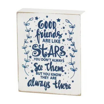 Tabletop Block Inspirational Signs