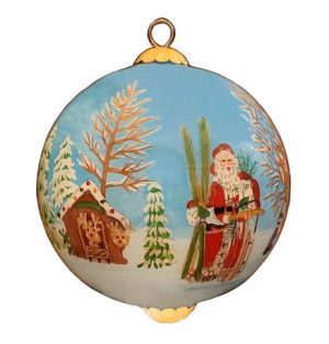 Let Go & Let God (Winter Santa) Ornament