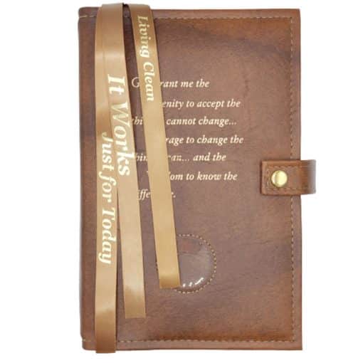 NA Triple Book Cover for Basic Text, Guiding Principles, and It Works, or Living Clean -Multiple Colors
