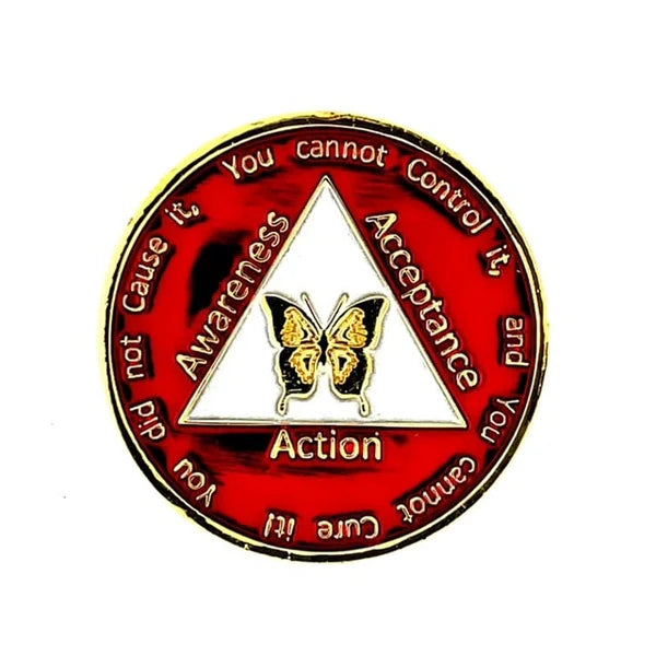 Al-Anon Medallion Butterfly (Multiple Colors non-year specific)