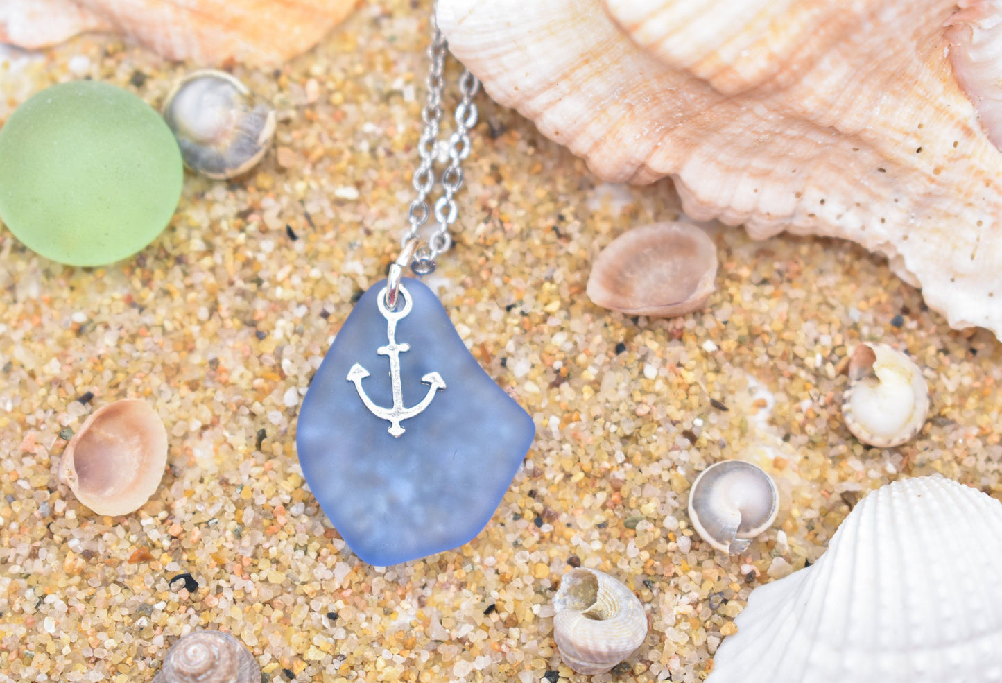 Sea Glass Jewelry Collection - Earrings and Necklaces