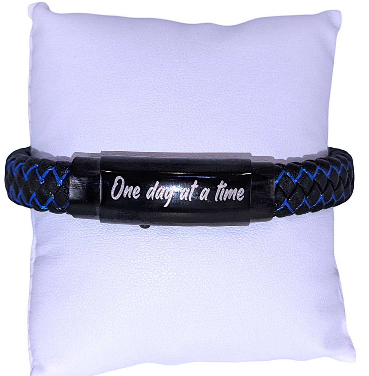 Leather Sobriety Adjustable Bracelets