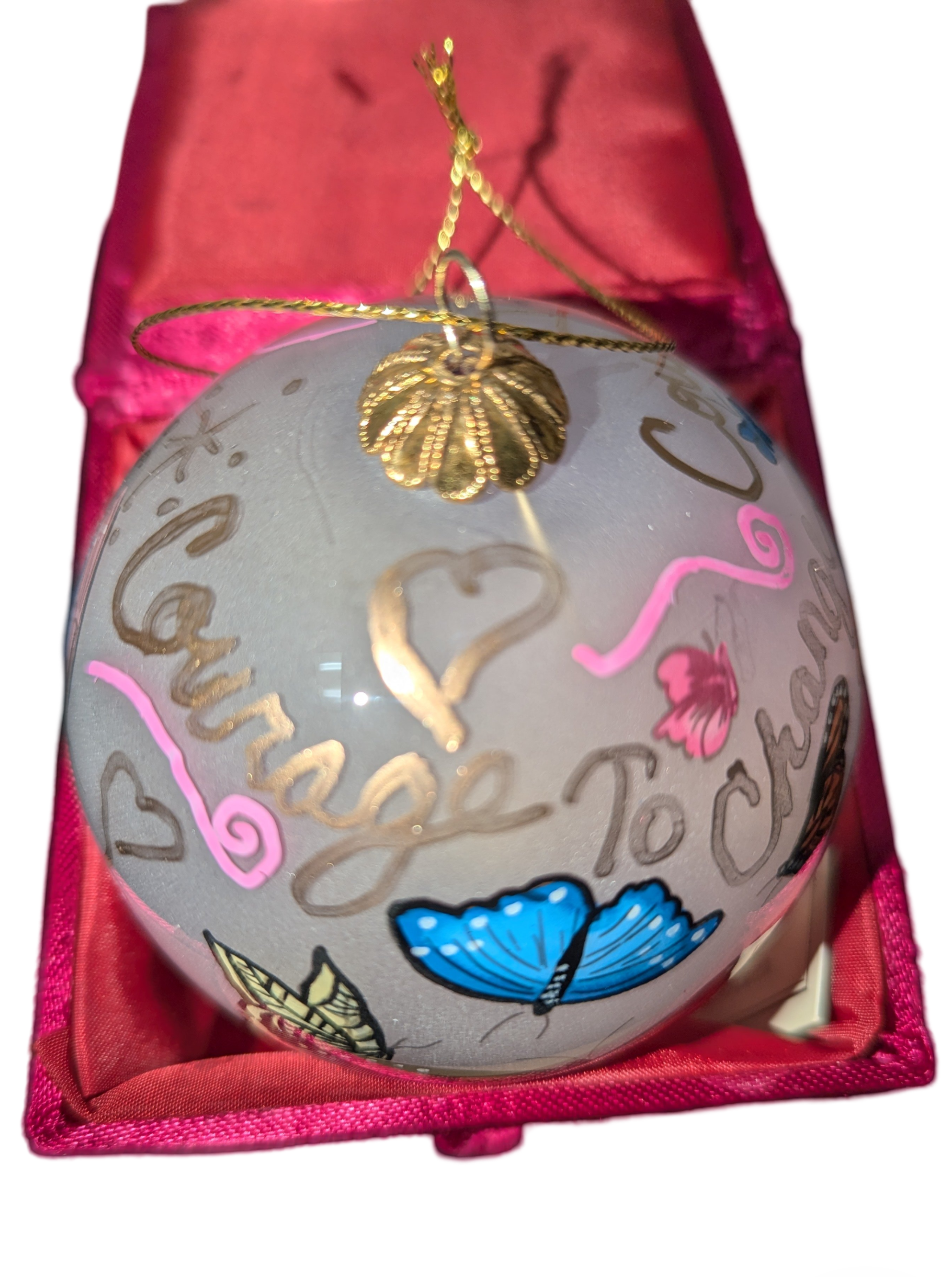 Courage To Change (Monarch Butterfly) Ornament