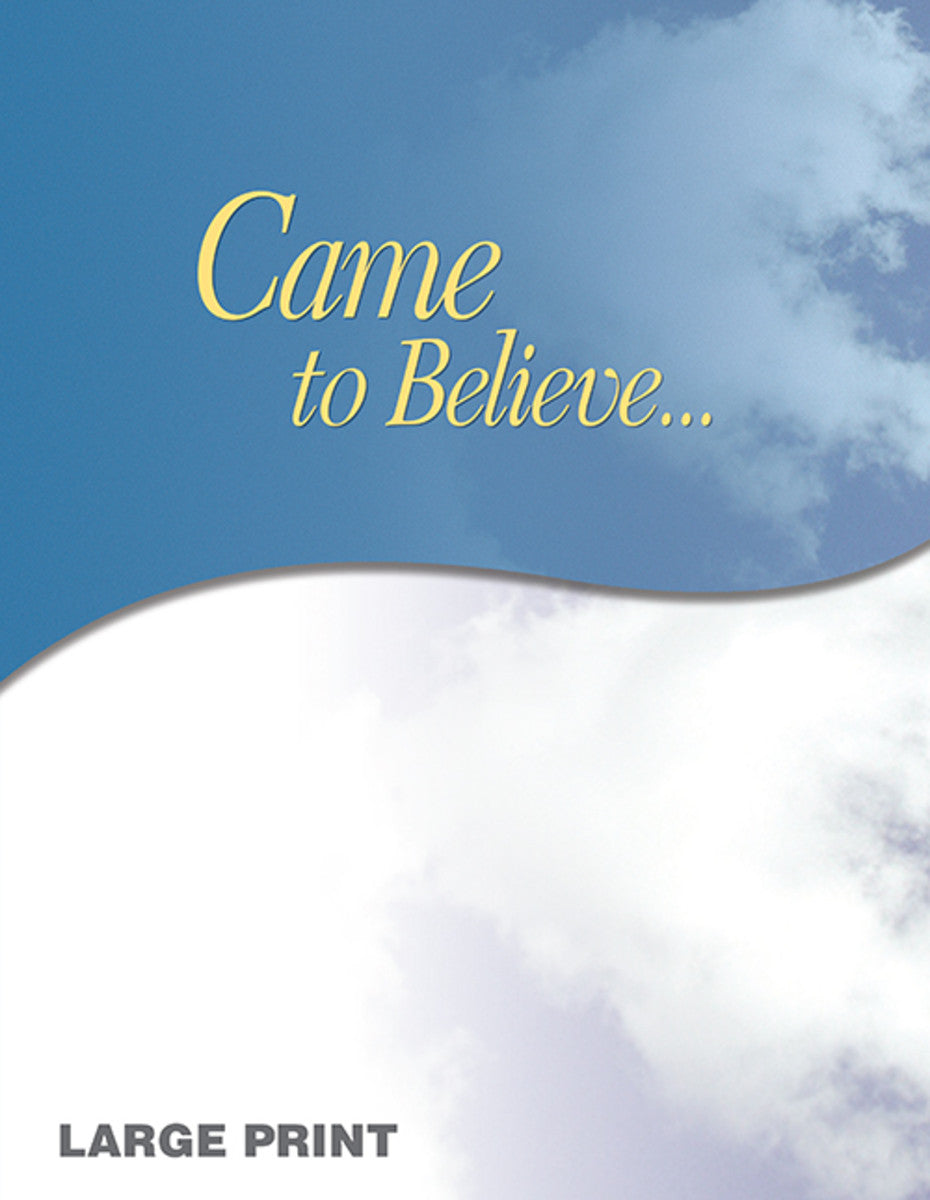 Came To Believe