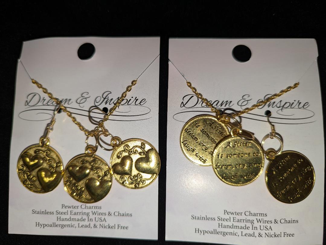Dream Inspire Necklace & Earring Set - Elegant Jewelry