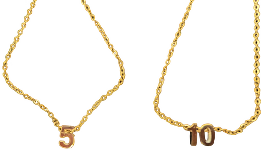 Sobriety Time Necklace (18K Gold-Plated)