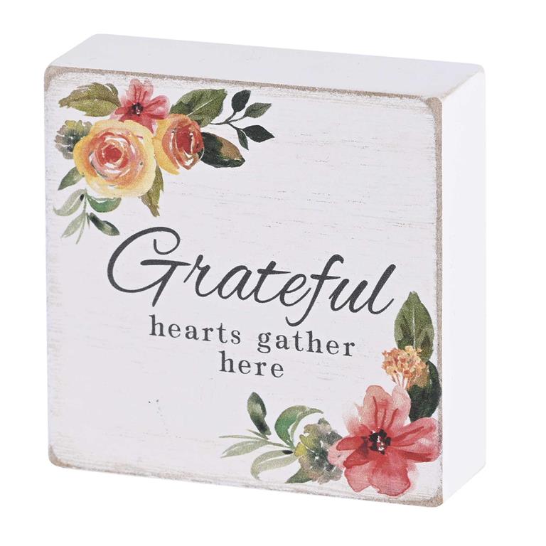 Tabletop Block Inspirational Signs