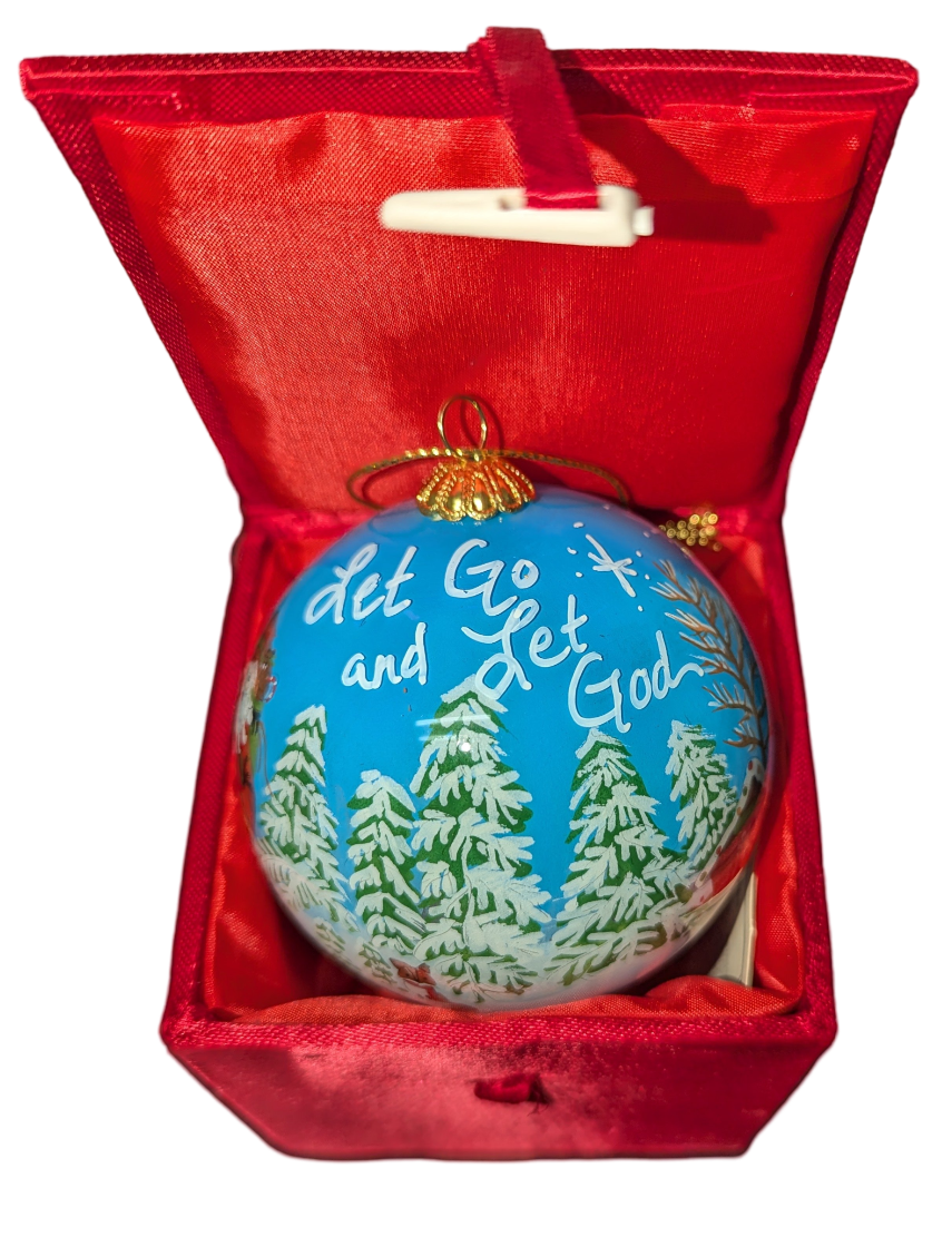Let Go & Let God (Winter Santa) Ornament