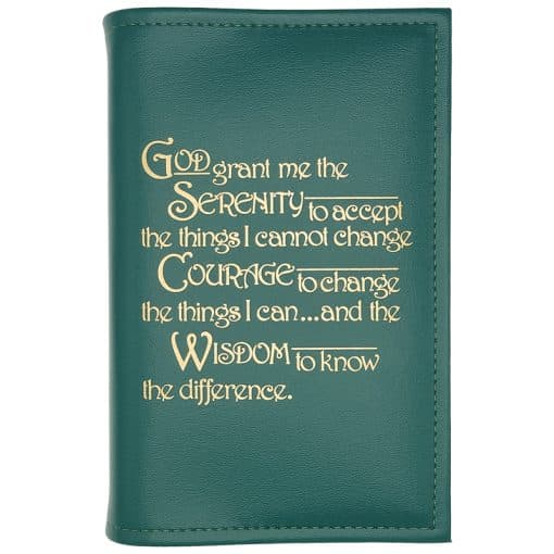 AA Single Book Cover for POCKET Big Book or 12 & 12 or 24 Hours a Day - Multiple Colors