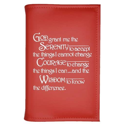 AA Single Book Cover for POCKET Big Book or 12 & 12 or 24 Hours a Day - Multiple Colors