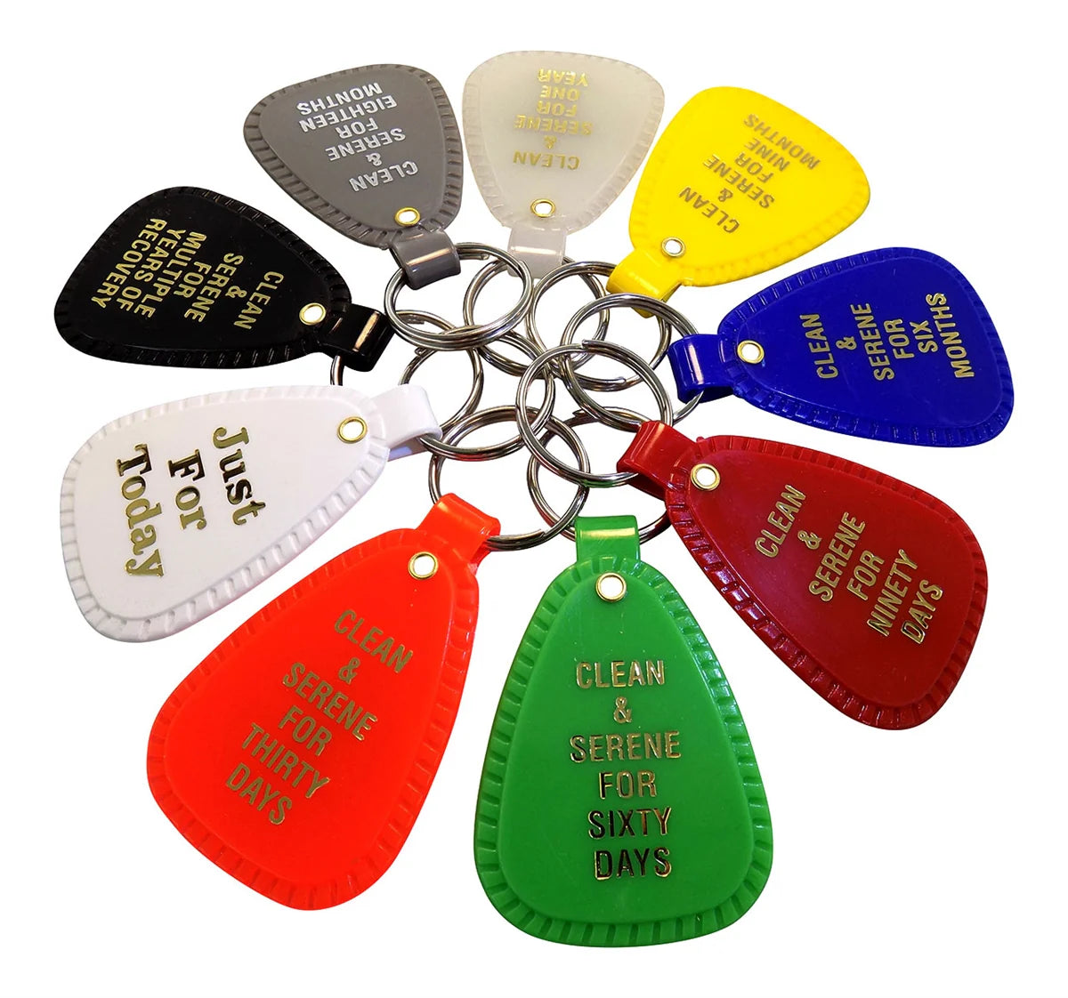 NA Meeting Key Tags/Chip Alternative For Immediate Shipping