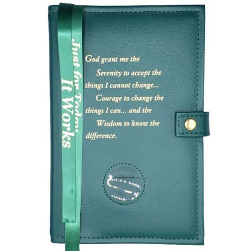 NA Double Book Cover for Basic Text & Guiding Principles, It Works, or Living Clean - Multiple Colors