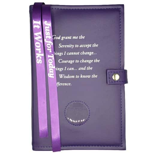 NA Double Book Cover for Basic Text & Guiding Principles, It Works, or Living Clean - Multiple Colors