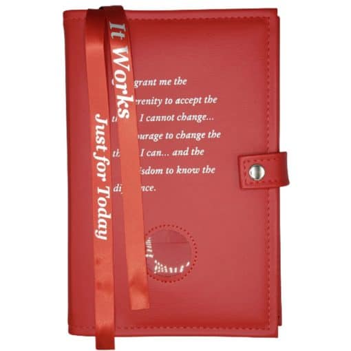 NA Double Book Cover for Basic Text & Guiding Principles, It Works, or Living Clean - Multiple Colors