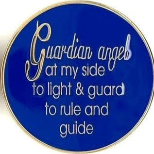 Serenity Medallion-Guardian Angel NA Tri-Plate
