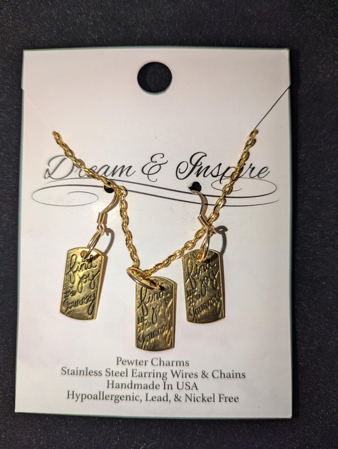 Dream Inspire Necklace & Earring Set - Elegant Jewelry