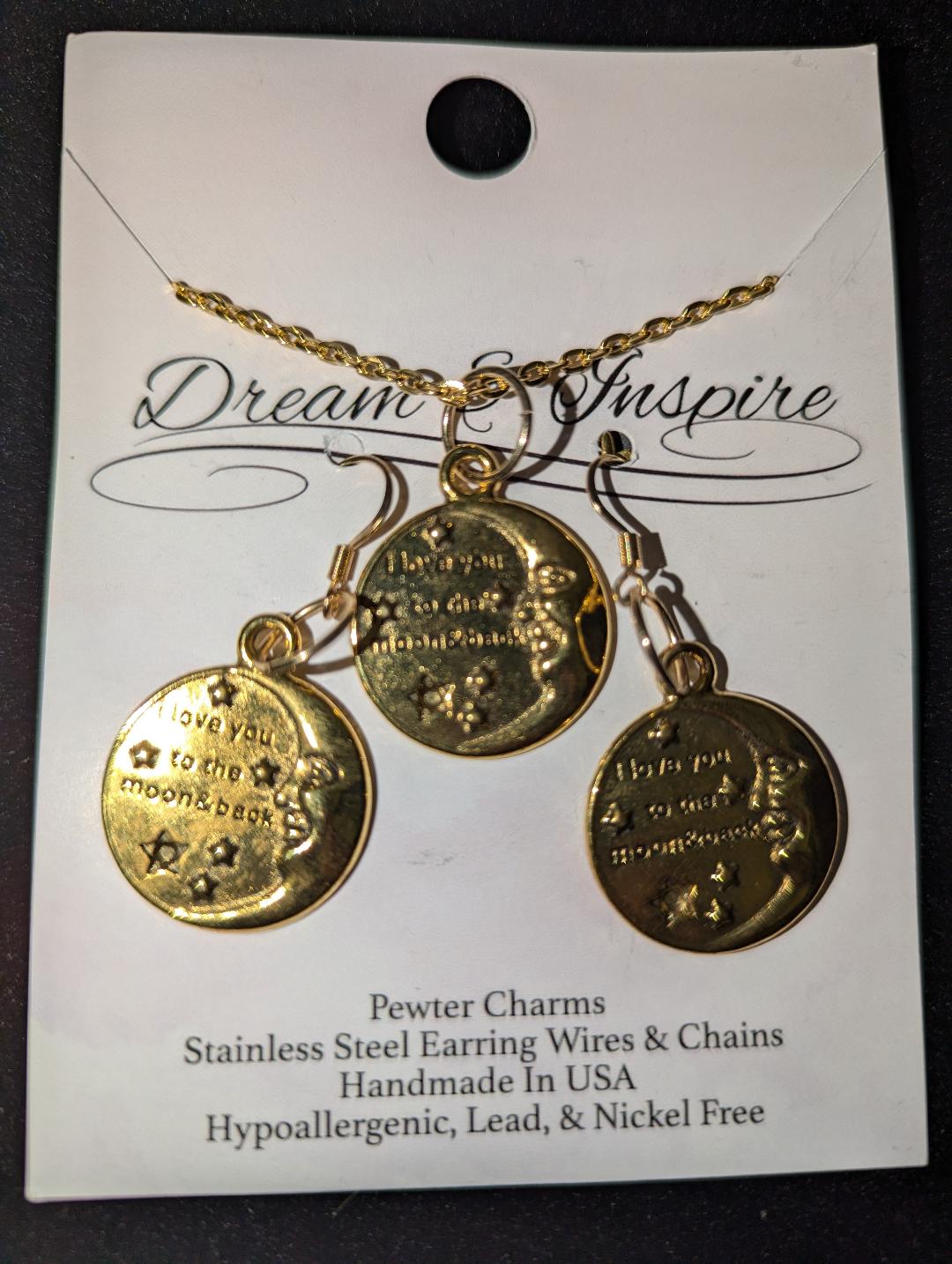 Dream Inspire Necklace & Earring Set - Elegant Jewelry