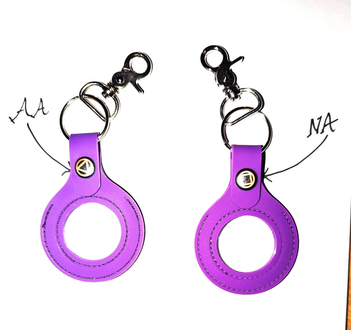 Leather and Leathette Keychains