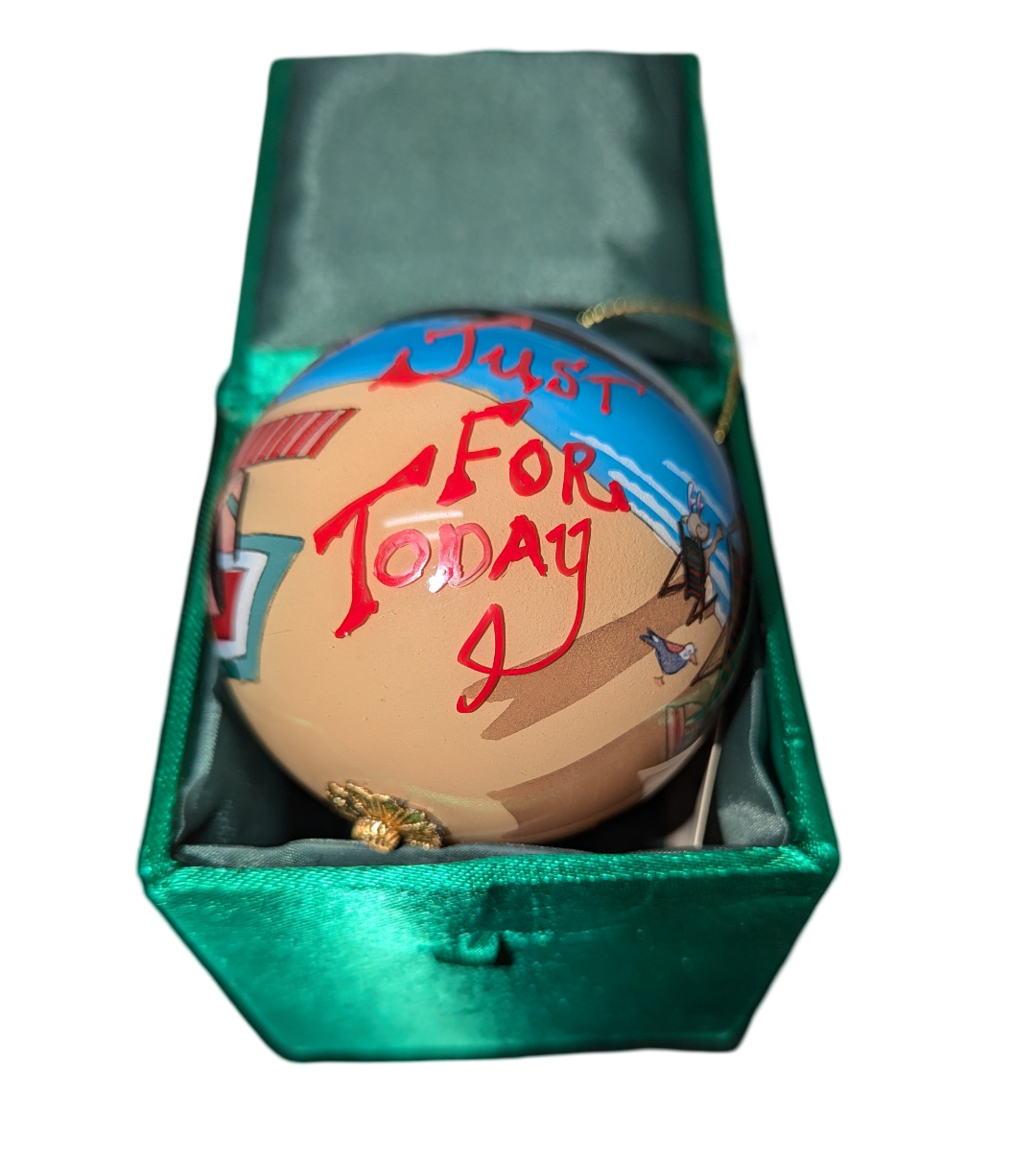 Beach Santa Ornament (AA, NA, or Non-Program Specific)