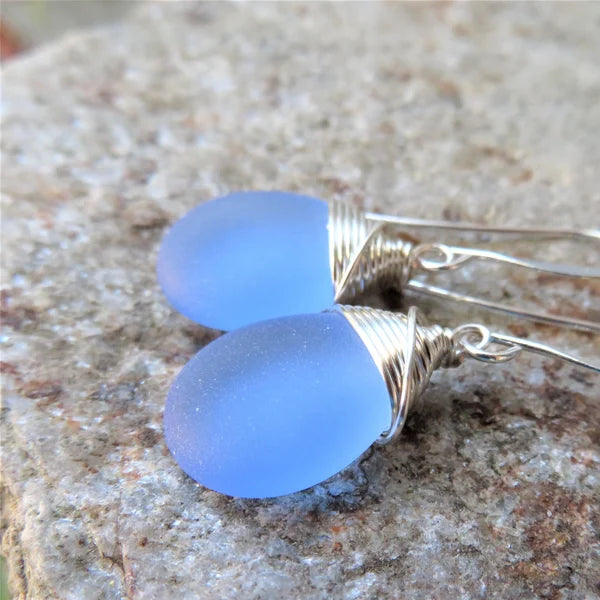 Sea Glass Jewelry Collection - Earrings and Necklaces