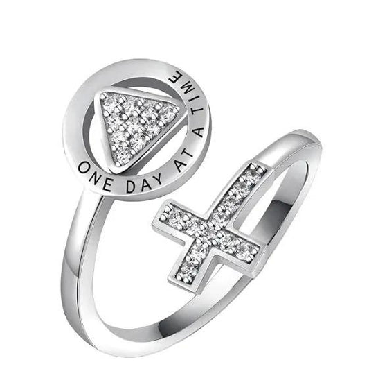 AA - ODAT - Sterling Silver & Crystal Ring