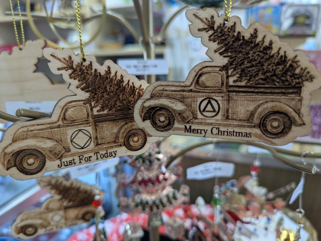 Christmas Tree Delivery Ornament (AA or NA Symbol)