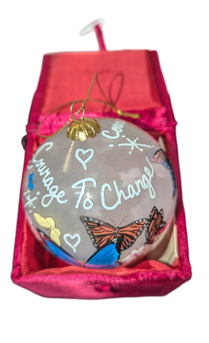 Courage To Change (Monarch Butterfly) Ornament