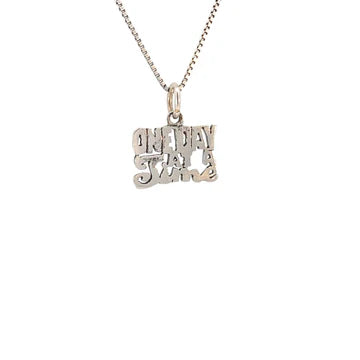"One Day at a Time" Sterling Silver Pendant