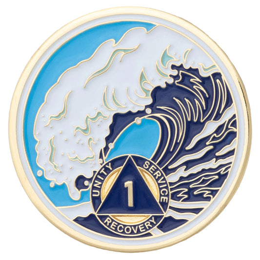 Crashing Wave AA Medallion (1-25yr)