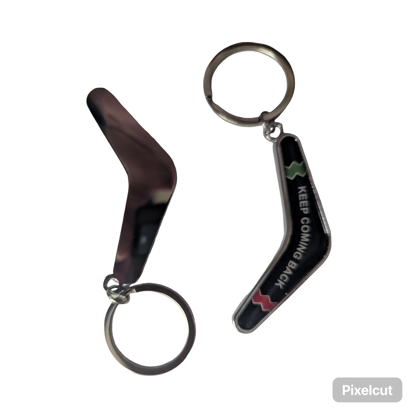 Keep Coming Back Boomerang Keychain