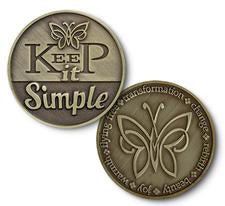 Keep It Simple Bronze Coin/Medallion