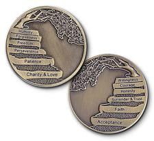 12 Steps Bronze Coin