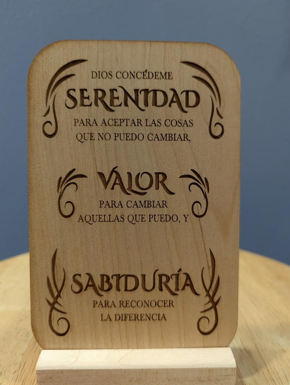 Tabletop Serenity Prayer Plaques